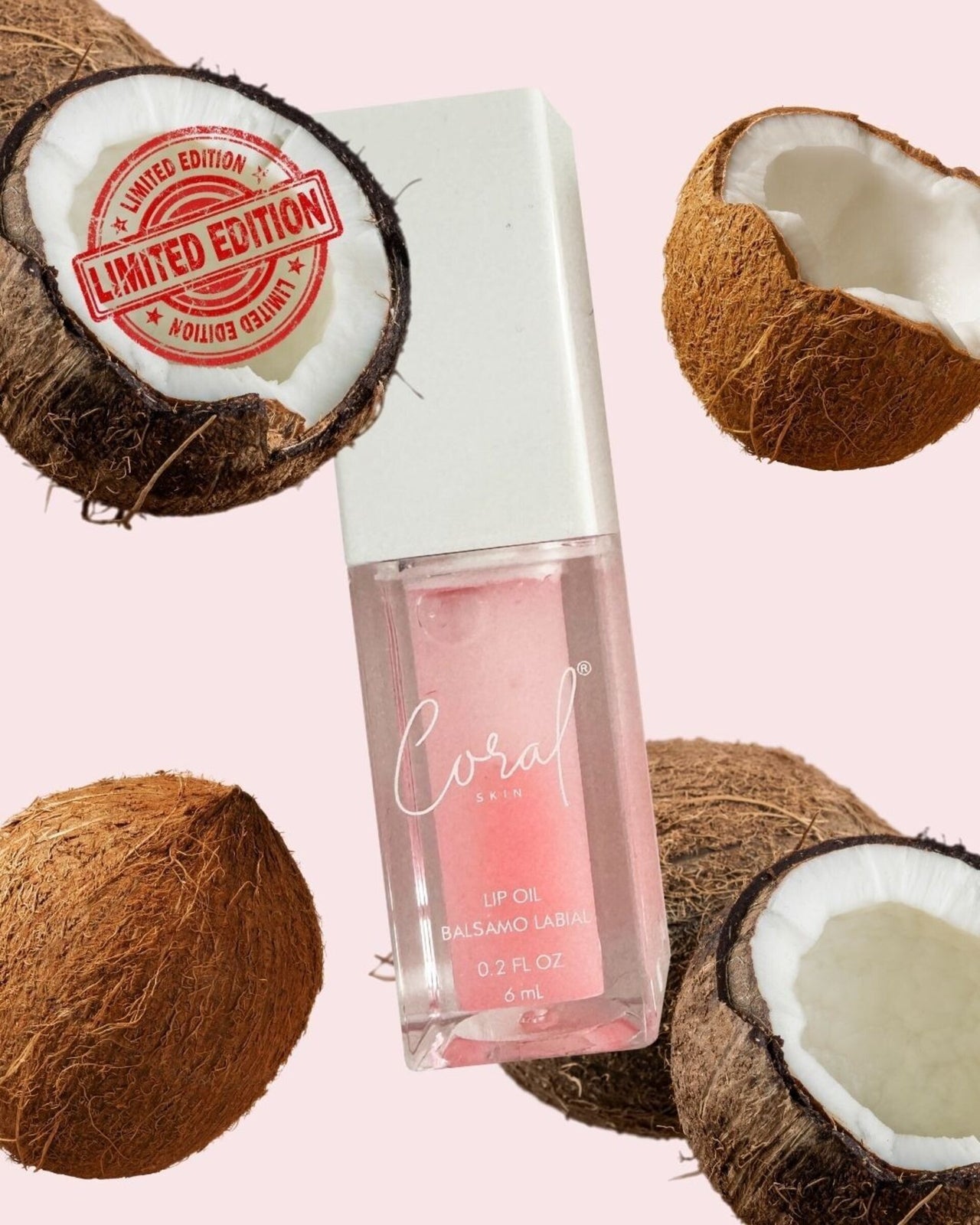 lipgloss coconut pink