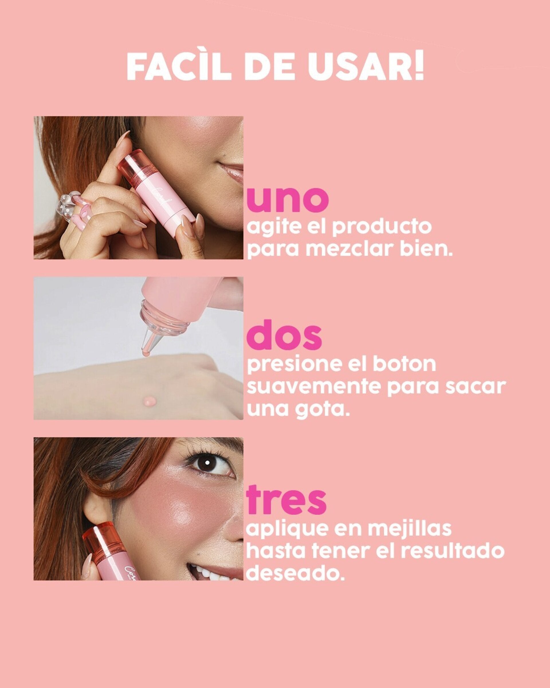 Liquid Blush coral tono sunny