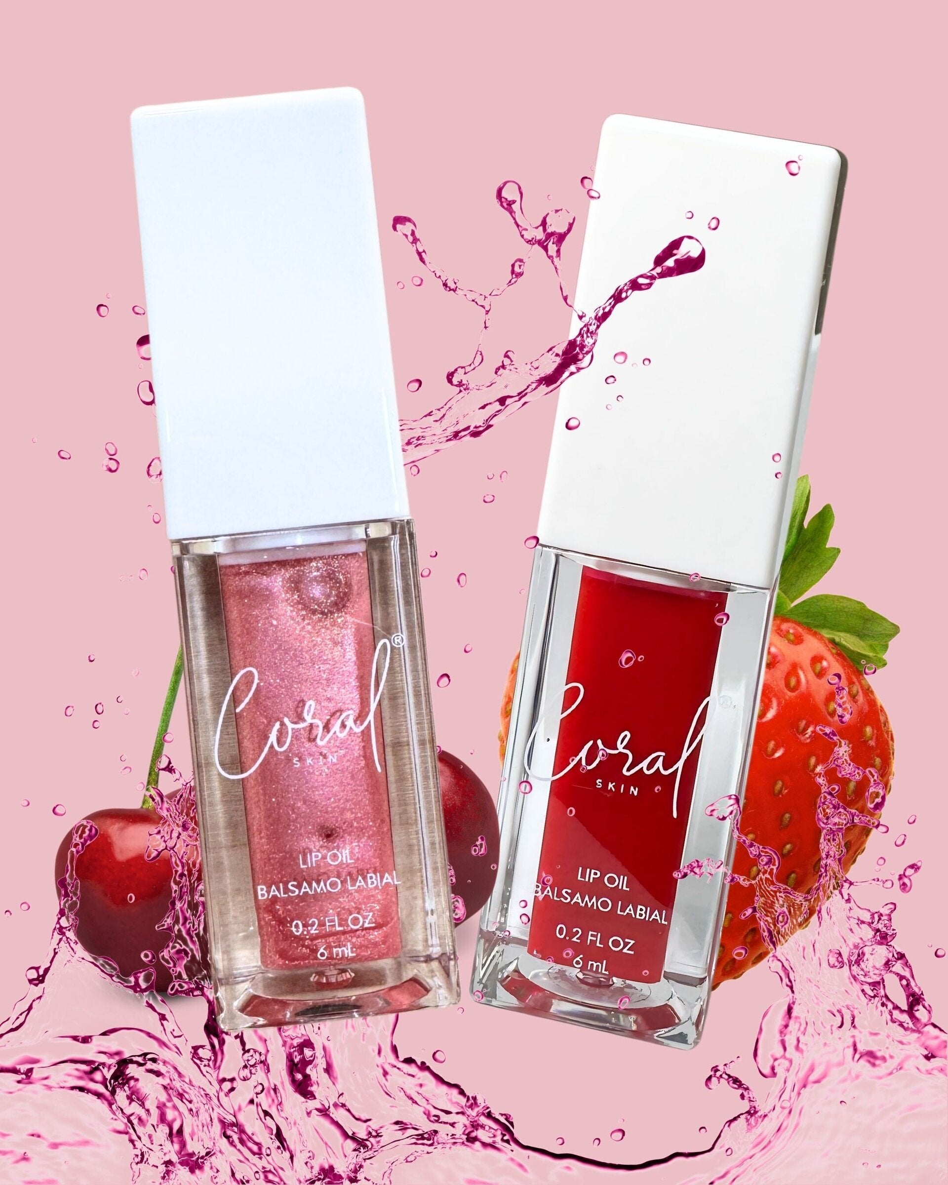 Set Gloss & Glow™ Fresa y cereza
