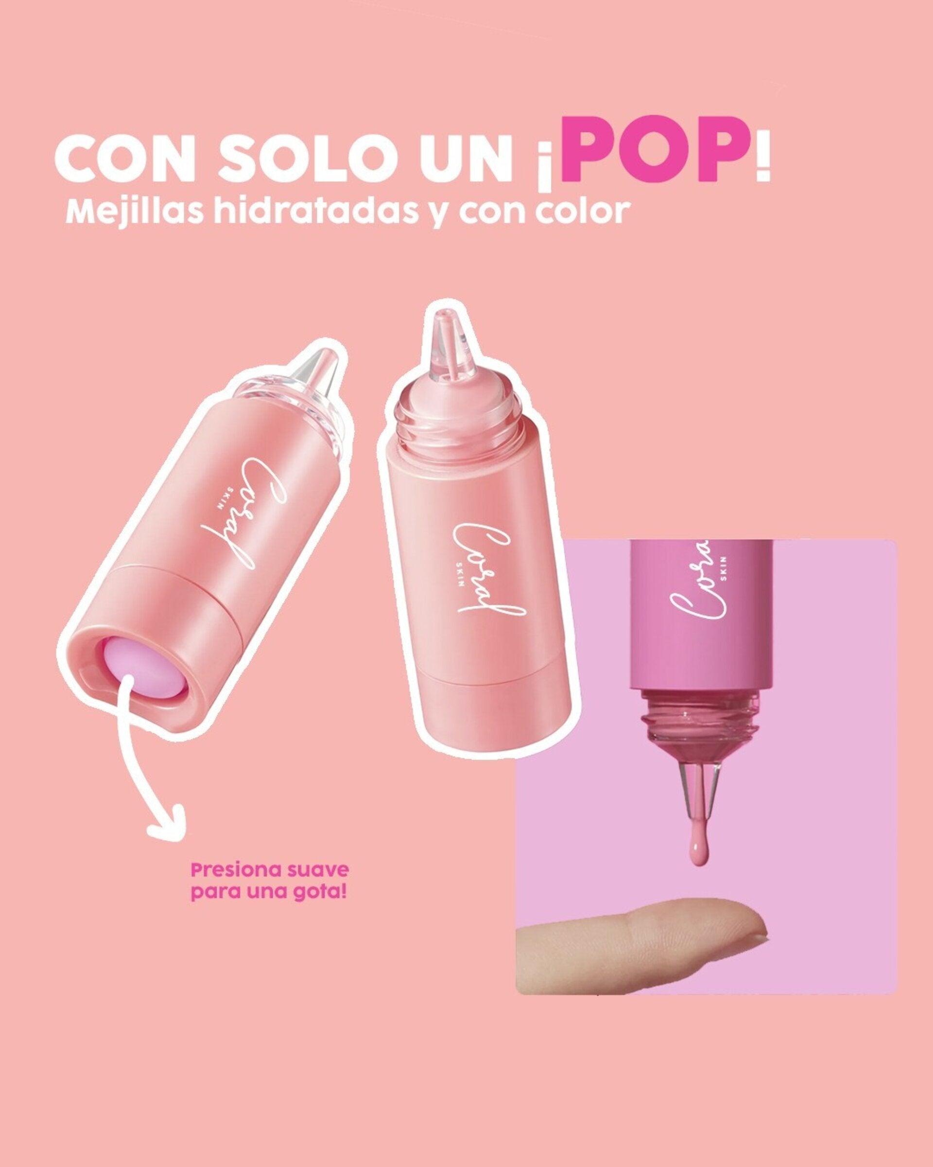 Liquid blush Coral tono ballerina